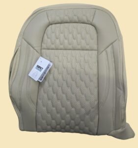 biege colour car seat cover